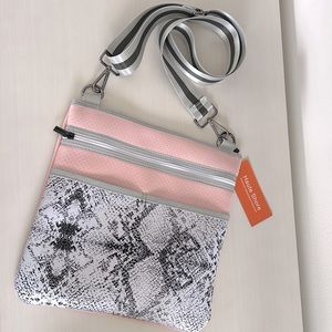 Haute Shore brand new pink snake skin crossbody bag